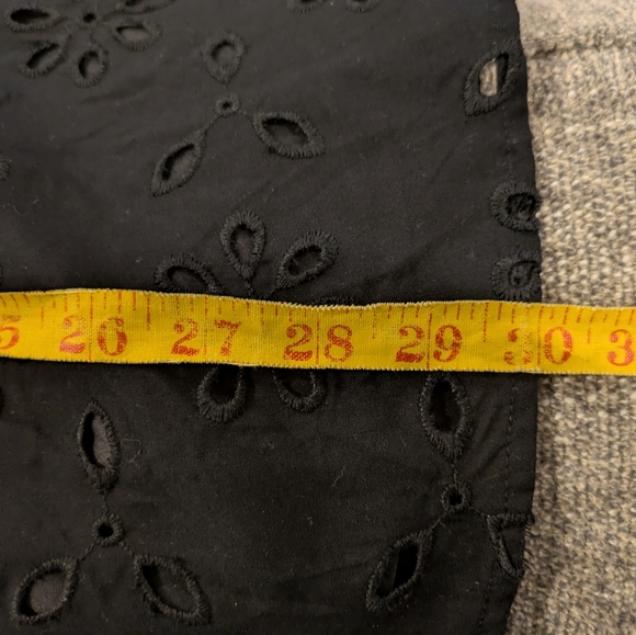 New with tags! Torrid Black Eyelet Puff-Sleeve Top - Picture 13 of 14